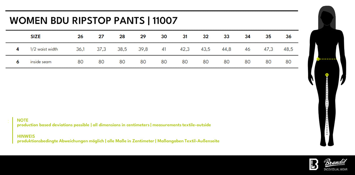 Women BDU Ripstop Pants darkcamo