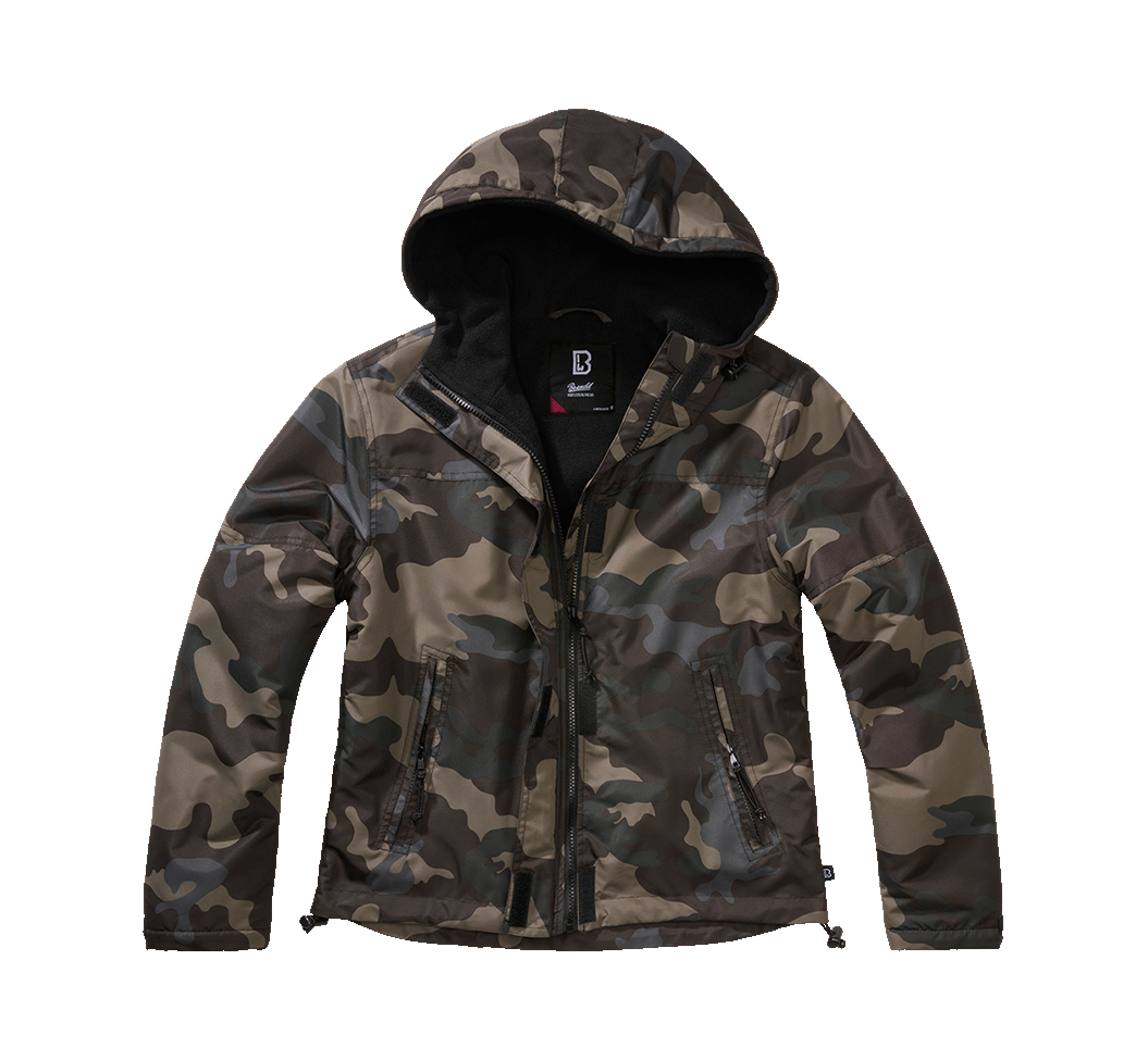 Women Frontzip Windbreaker darkcamo