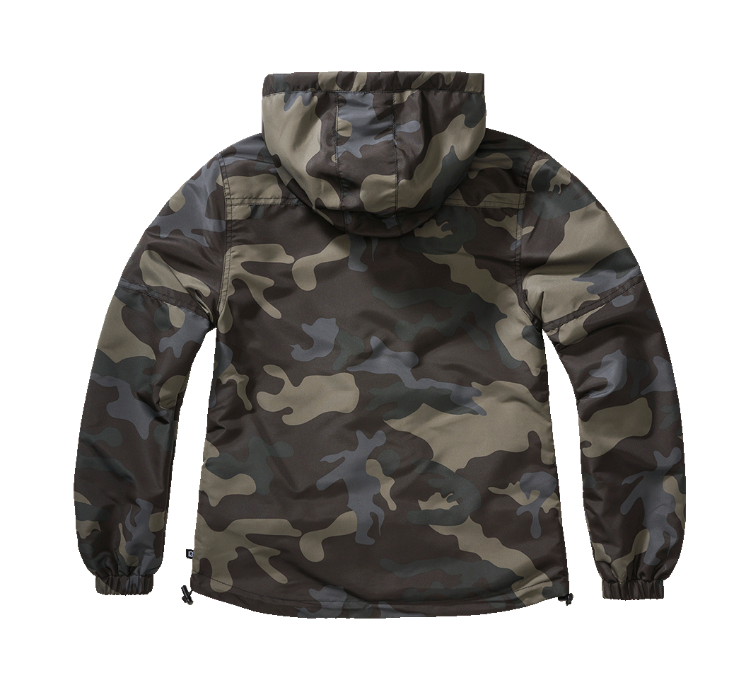 Women Summer Frontzip Windbrea darkcamo