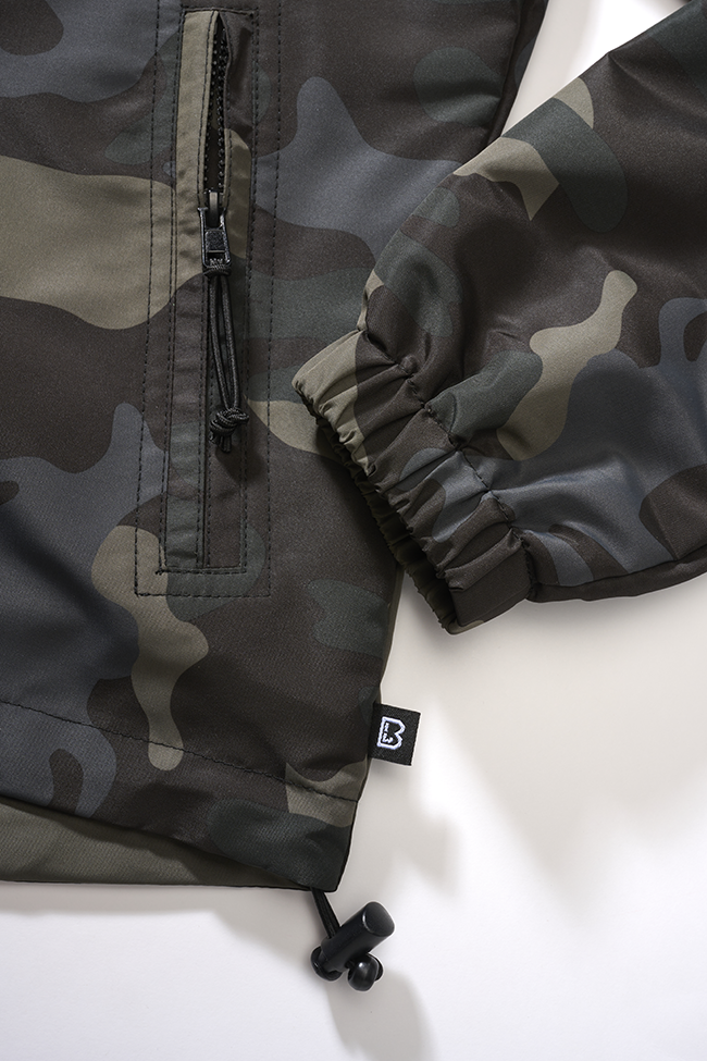 Women Summer Frontzip Windbrea darkcamo