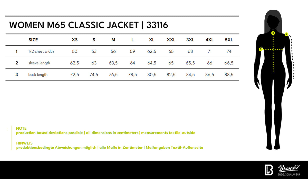 Women M65 Classic Jacket black