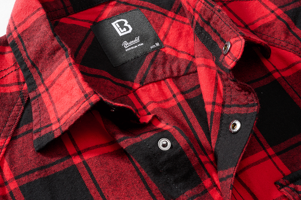 Check Shirt Sleeveless red/black