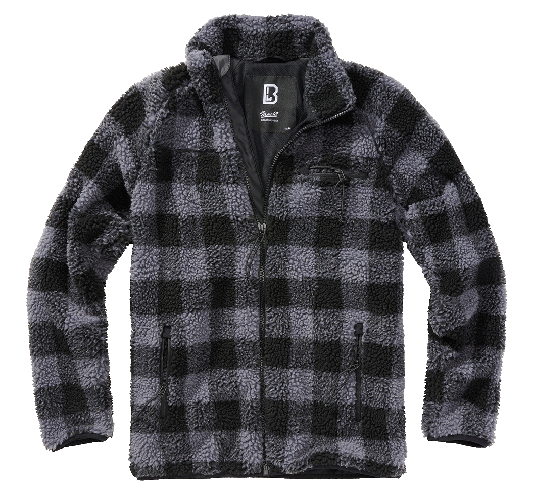 Teddyfleece Jacket black/grey
