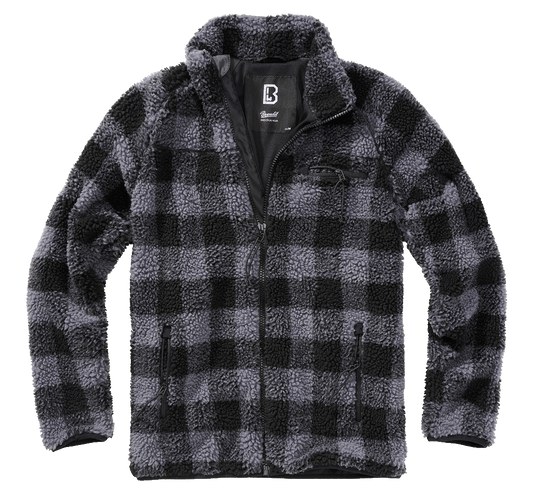 Teddyfleece Jacket black/grey