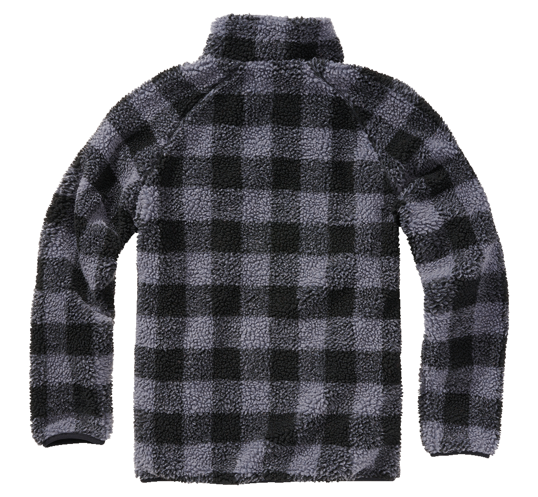 Teddyfleece Troyer black/grey