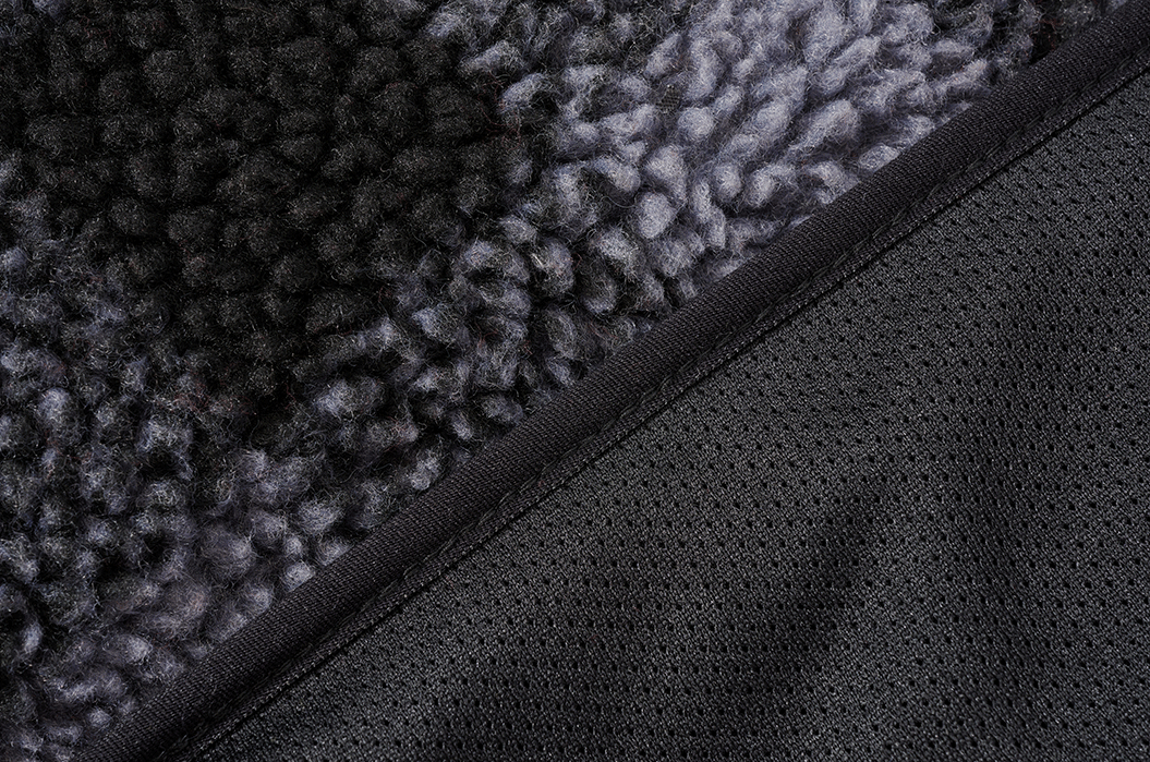 Teddyfleece Troyer black/grey