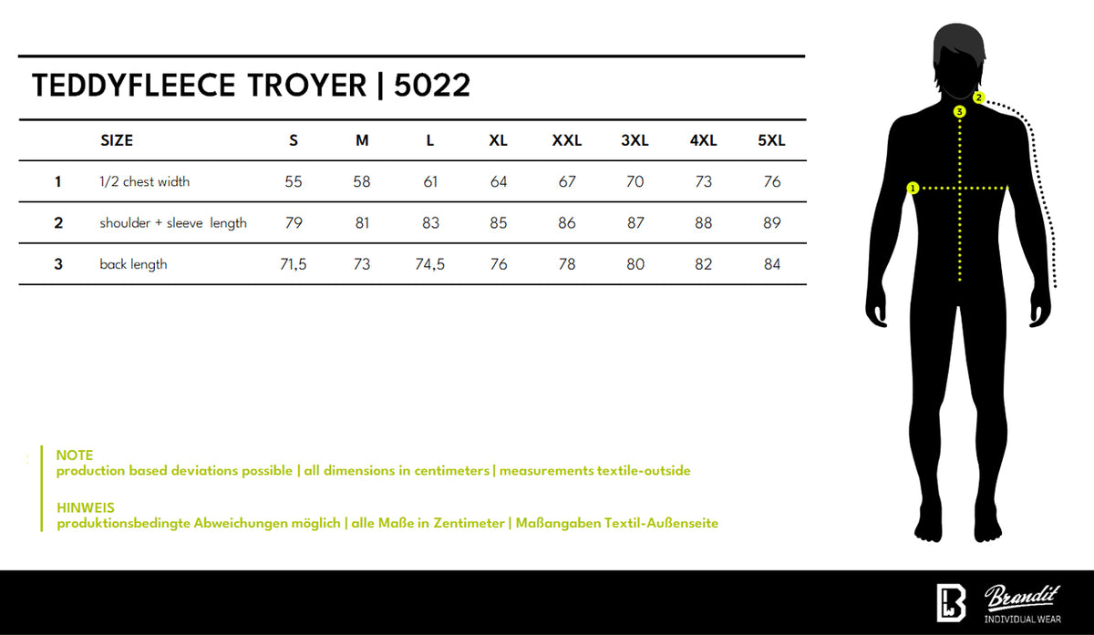 Teddyfleece Troyer black/grey