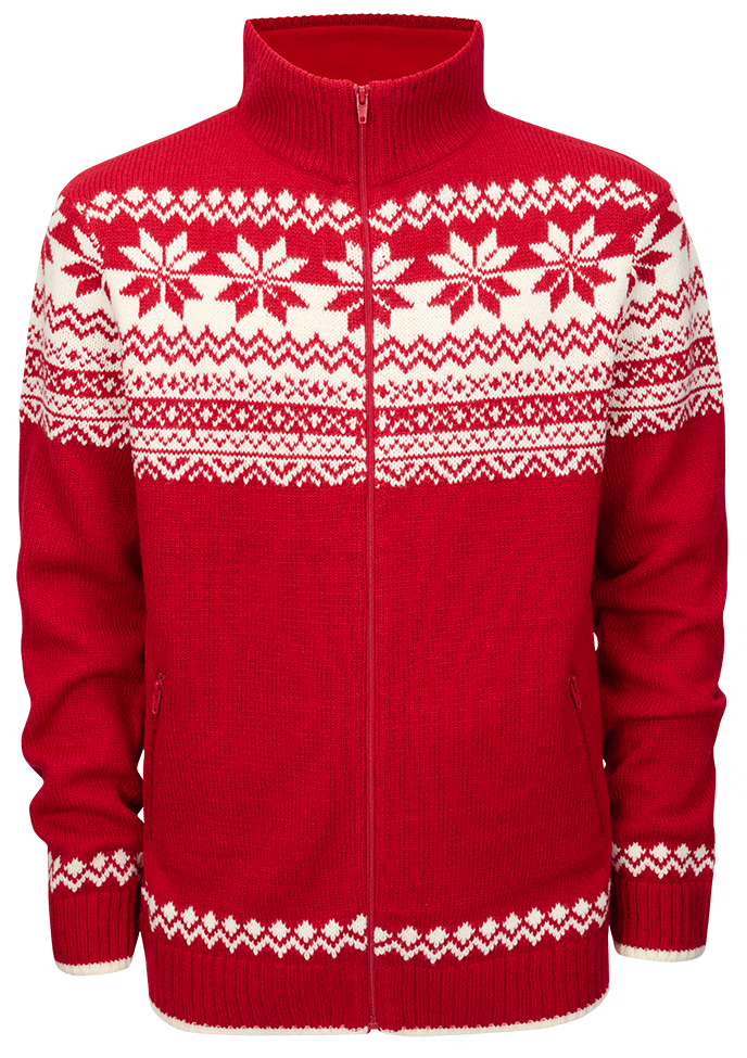 Norwegian Cardigan red