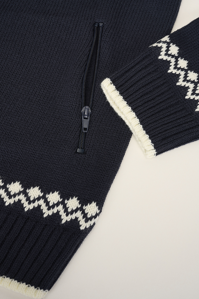 Norwegian Cardigan navy