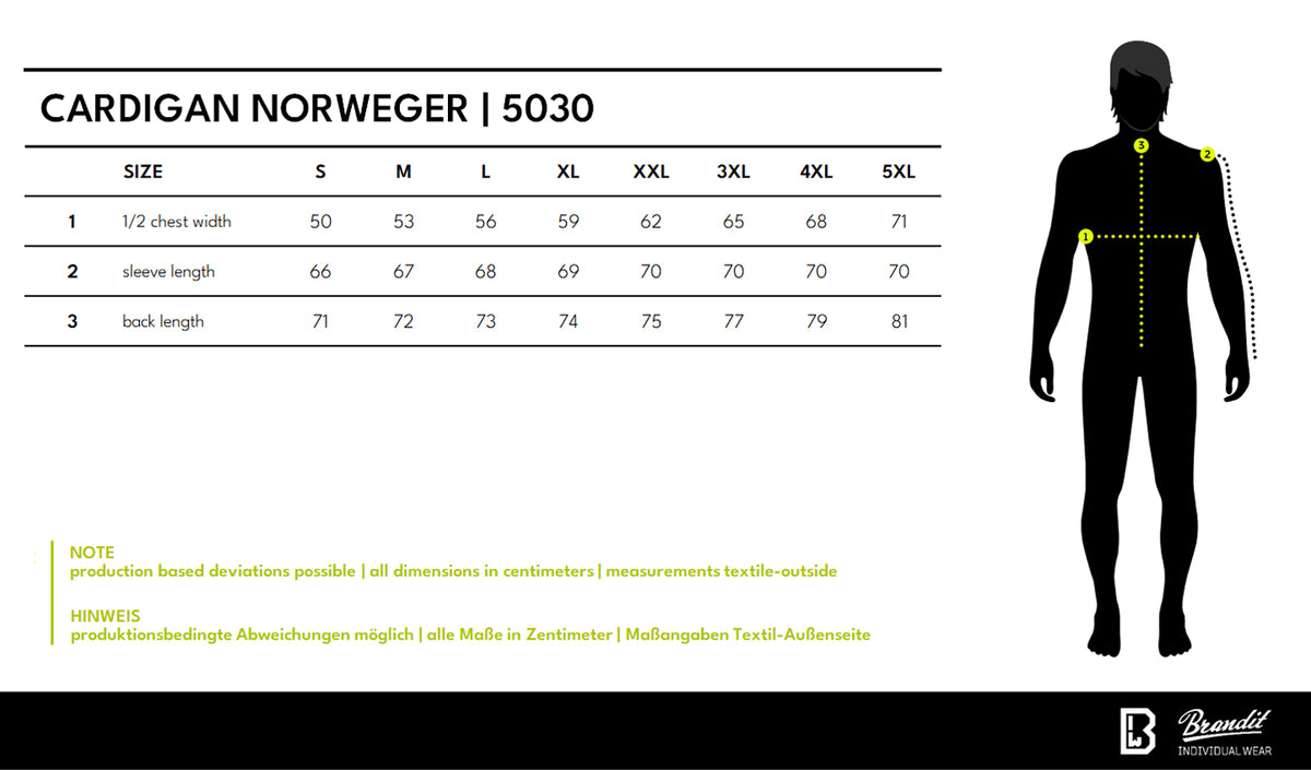 Norwegian Cardigan black