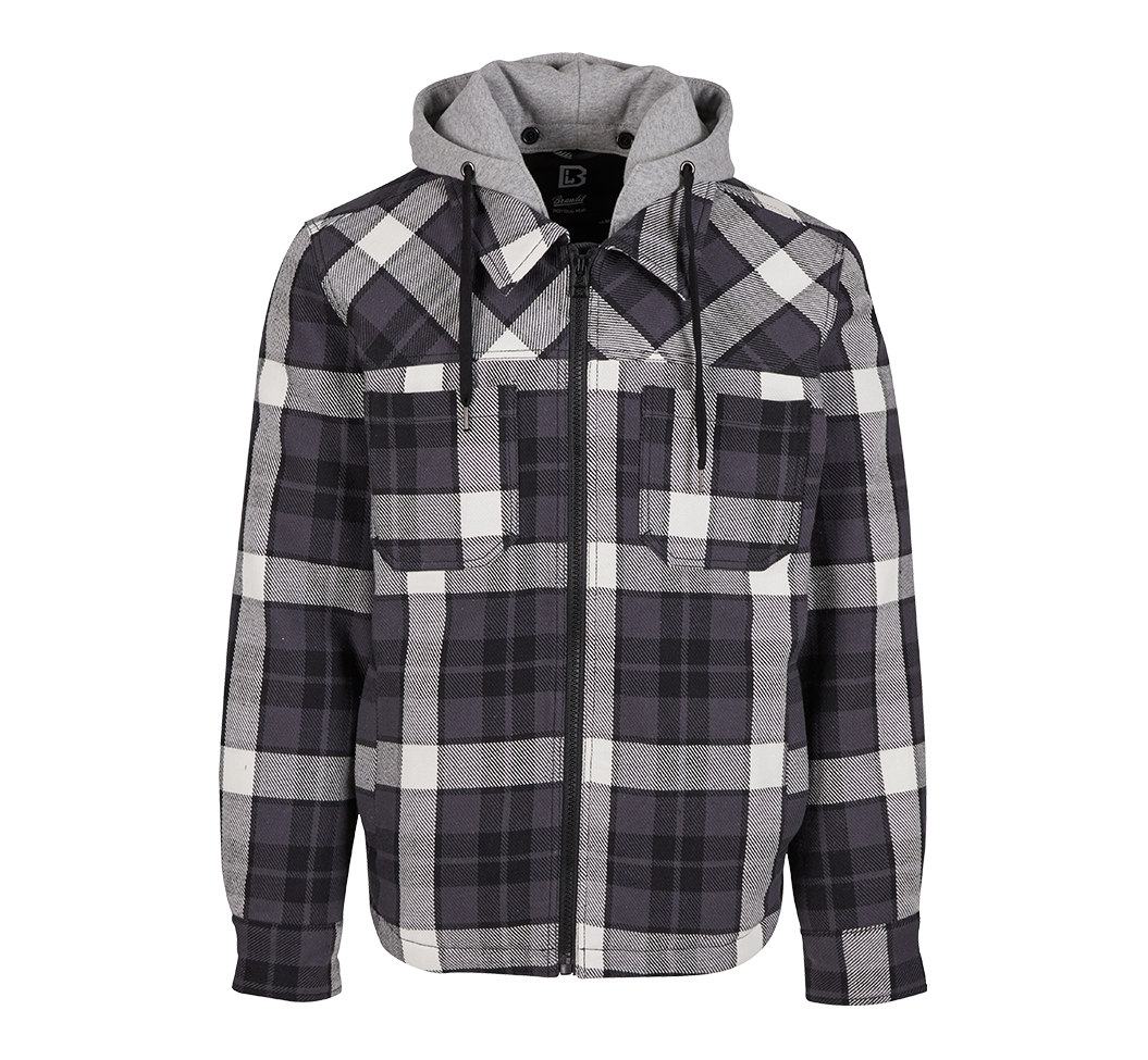 Top Heavy Twill Jacket black/white/grey