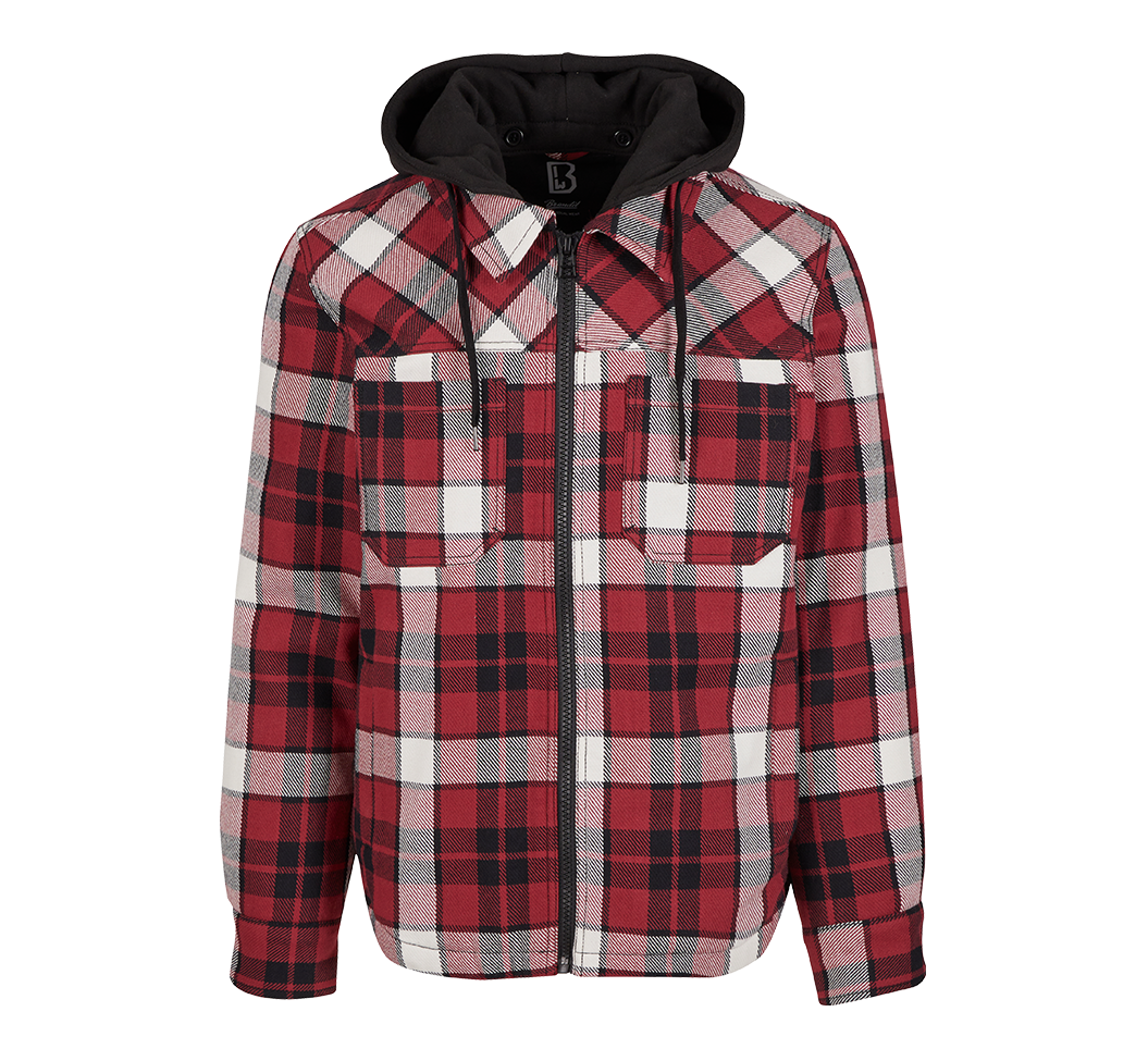 Top Heavy Twill Jacket red/black